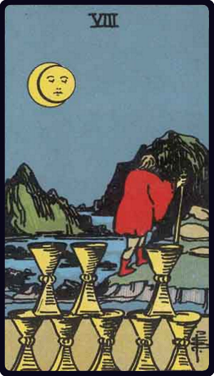 Eight of Cups Tarot Card