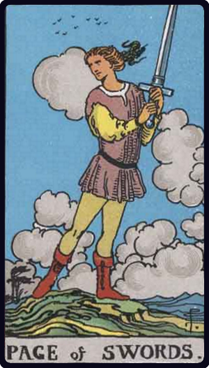 Page of Swords Tarot Card