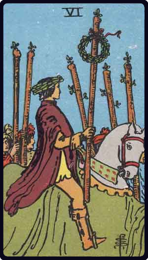 Six of Wands Tarot Card