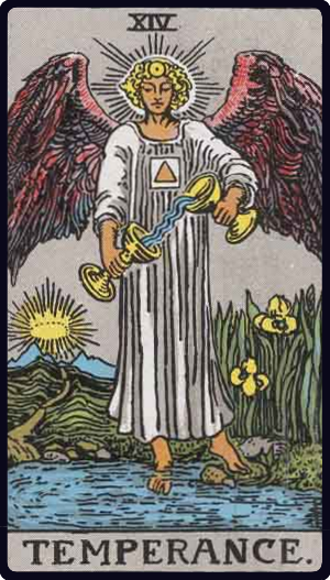 Temperance Tarot Card